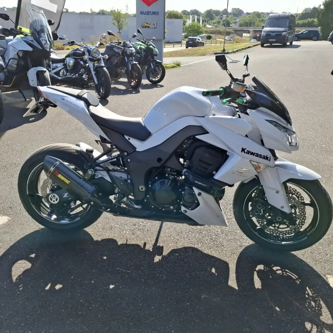 Kawasaki Z 1000 Blanc - 2