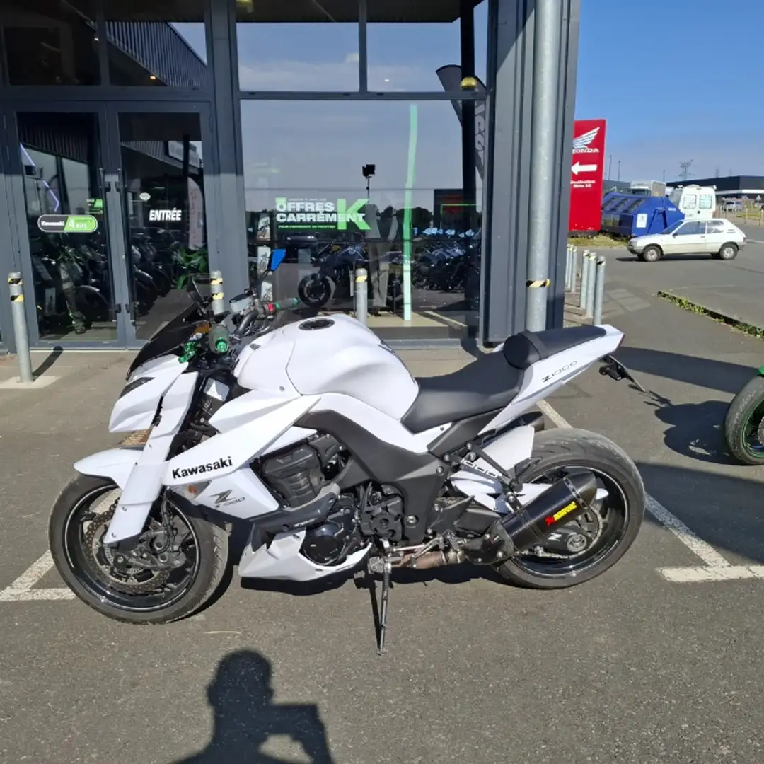 Kawasaki Z 1000 Blanc - 1