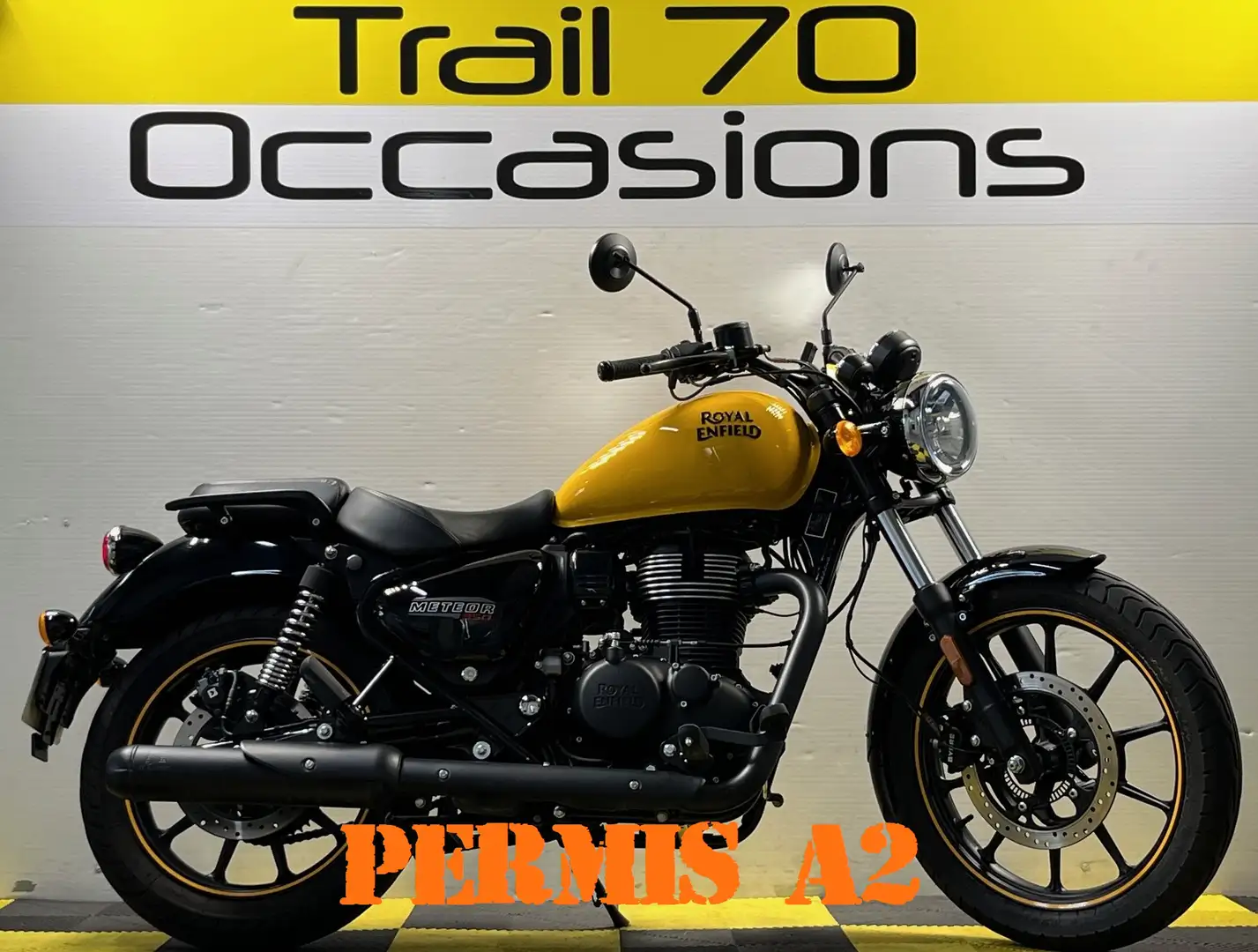 Royal Enfield Meteor 350 Jaune - 1