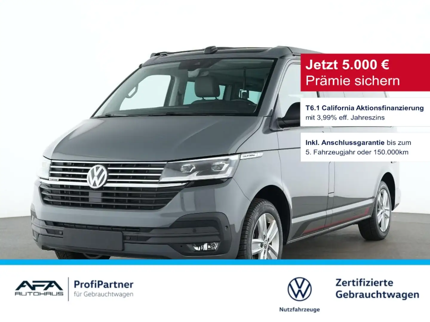 Volkswagen T6.1 California 2.0TDI Ocean DSG AHK*STHZ*LED*NAV Gri - 1