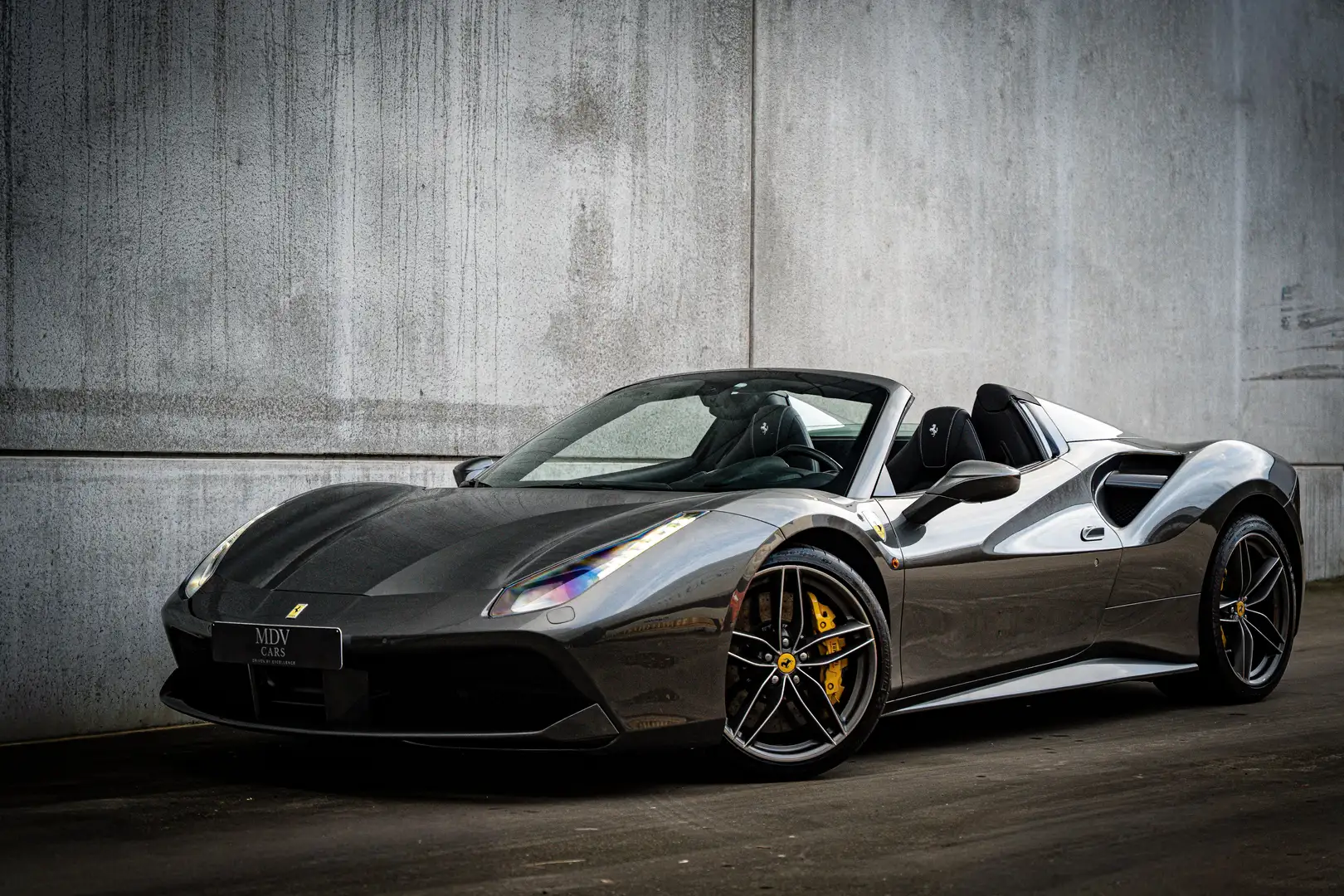 Ferrari 488 488 Spider/Lift/FULLCARBON/MALUSPAYER Noir - 2