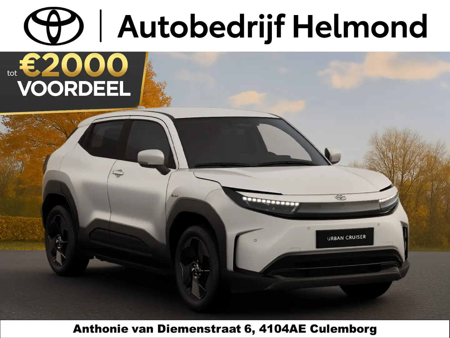 Toyota Urban Cruiser Active 49 kWh €30.995,- RIJKLAAR! Nu €2.000,- voor - 1