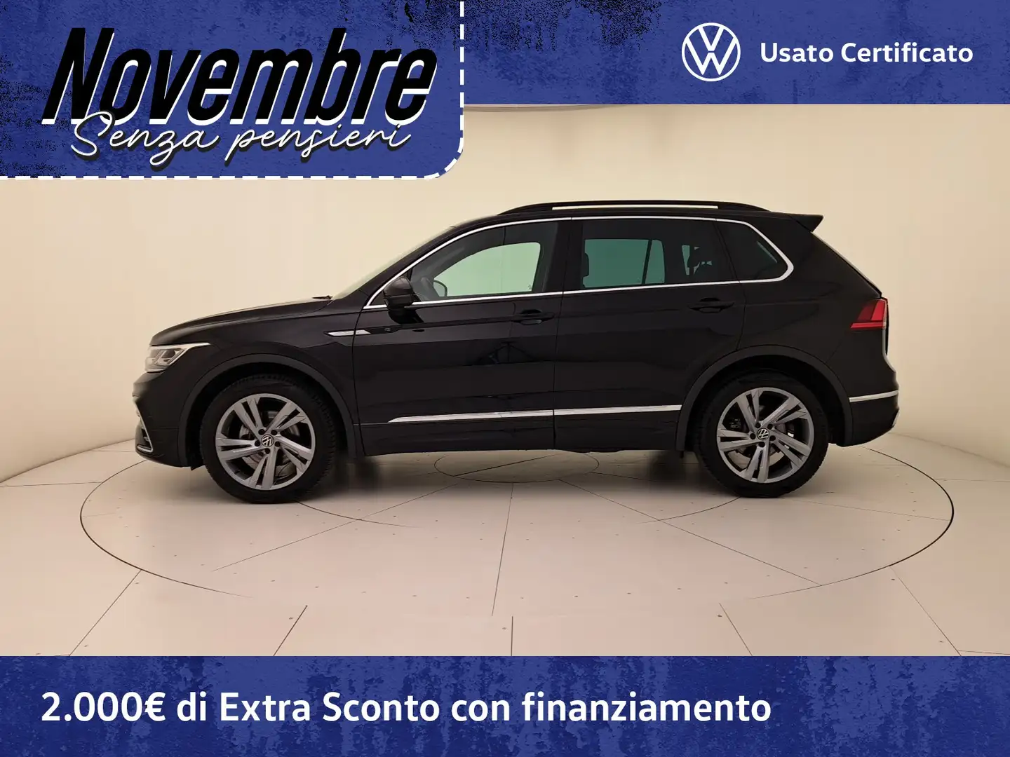 Volkswagen Tiguan 2.0 tdi r-line 150cv dsg Schwarz - 2