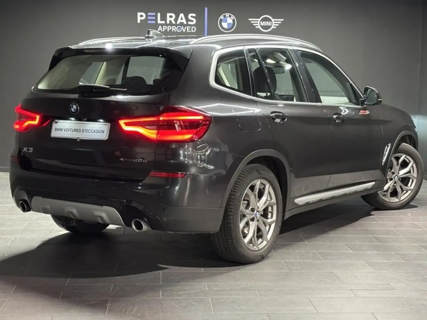 BMW X3 xDrive20dA 190ch xLine Euro6d-T Gris - 2