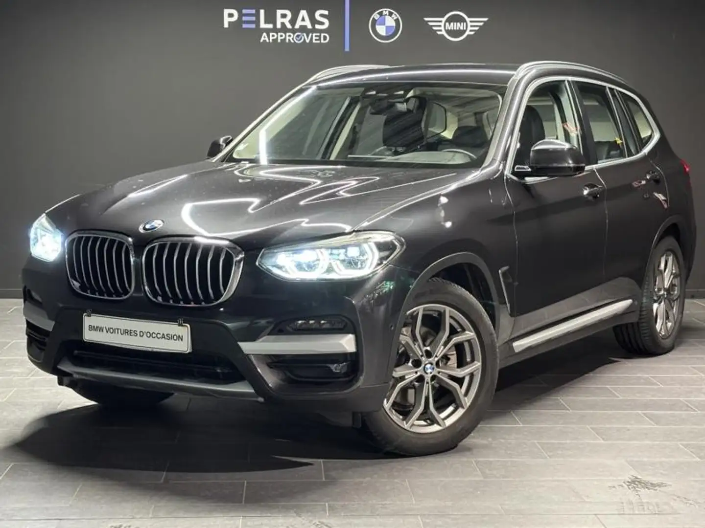 BMW X3 xDrive20dA 190ch xLine Euro6d-T Gris - 1