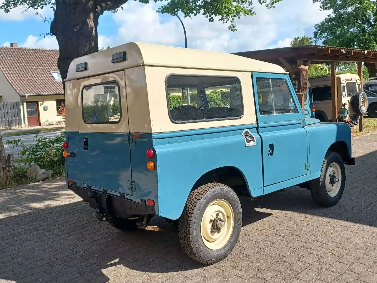 Land Rover Series 88Diesel ,teilrestauriert,rostH-Kennz. plava - 2