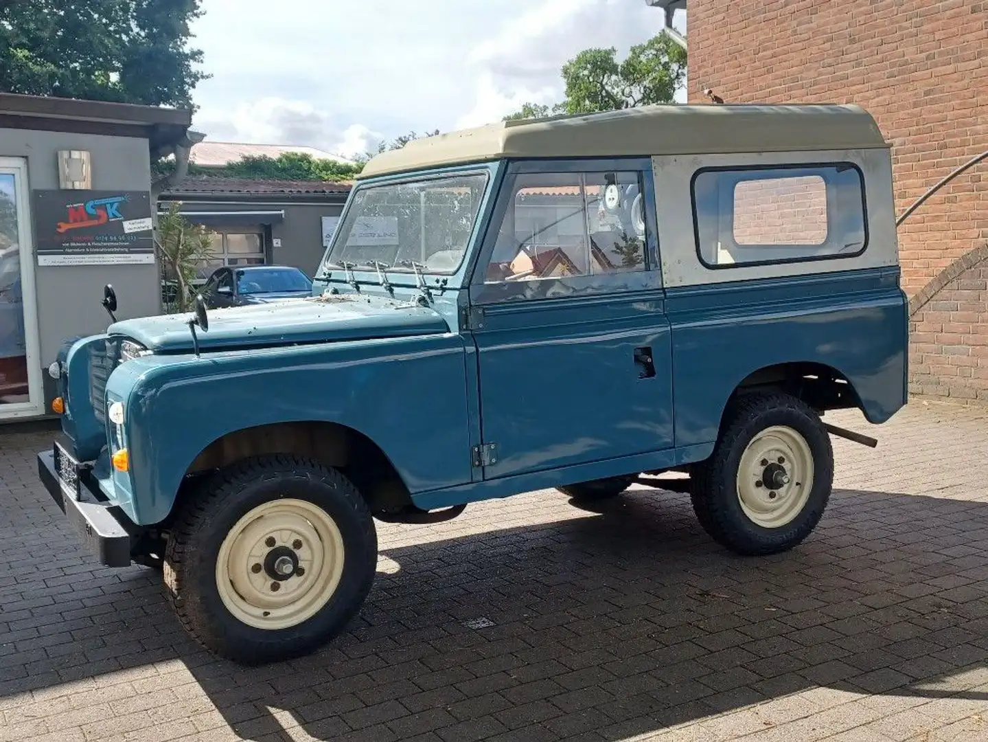 Land Rover Series 88Diesel ,teilrestauriert,rostH-Kennz. plava - 1