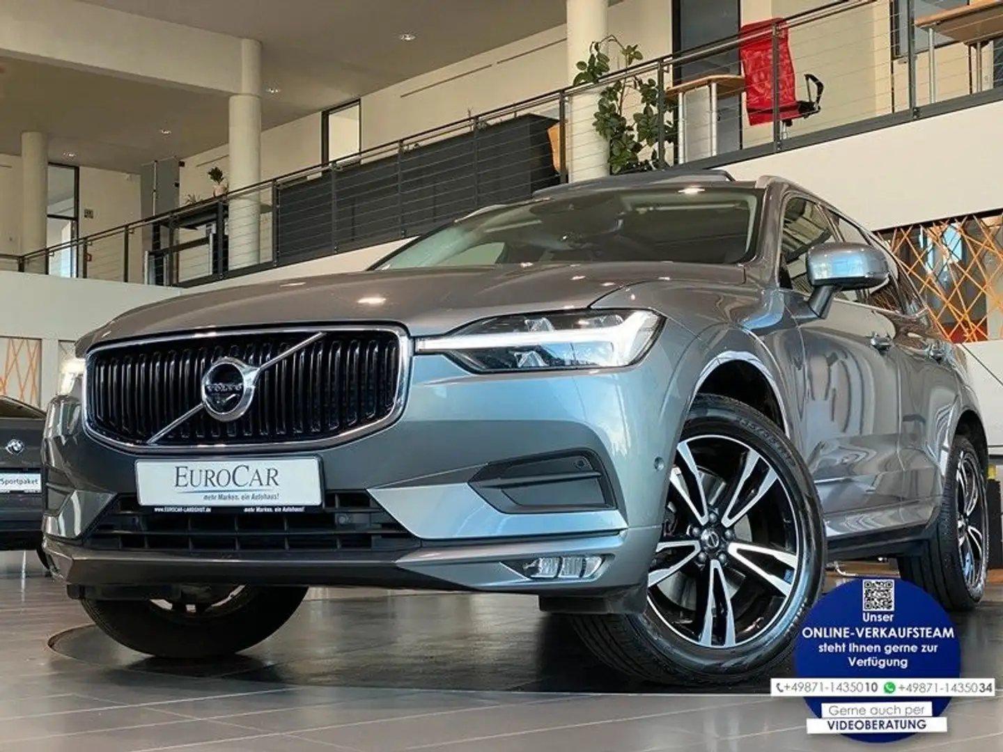 Volvo XC60 D4 Momentum Pro Navi LED Sthz H&K AHK 360° Grigio - 1