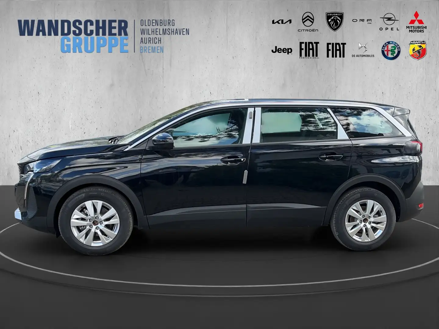 Peugeot 5008 Active Pack 130 Navi, SHZ, 7-Sitzer Schwarz - 2