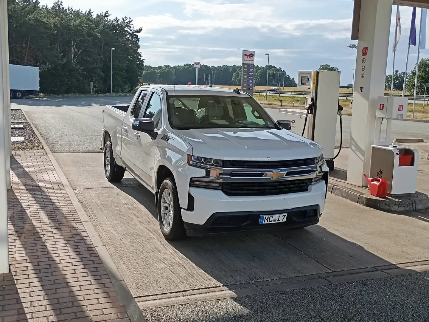 Chevrolet Silverado 5.3 l Alb - 1