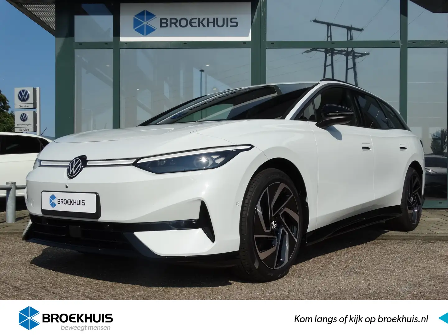 Volkswagen ID.7 Tourer Pro Business 286 pk 77 kWh | 20"LM velgen | Wit - 1