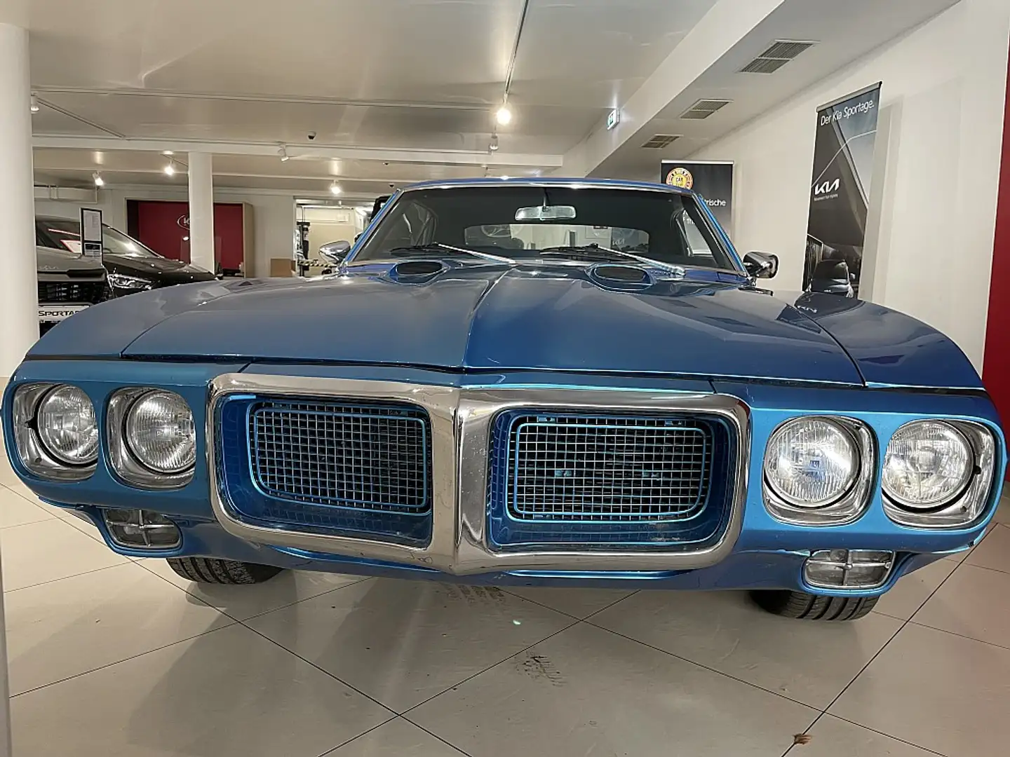 Pontiac Firebird Coupe Bleu - 2