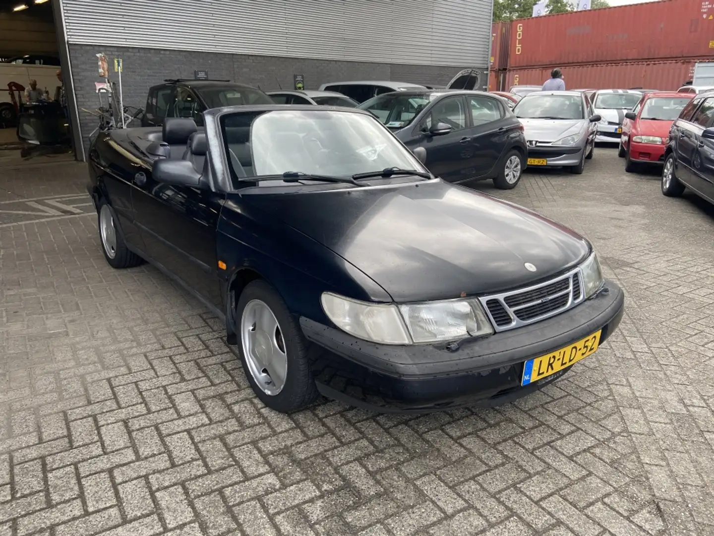Saab 900 Cabrio 2.0 S Zwart - 1