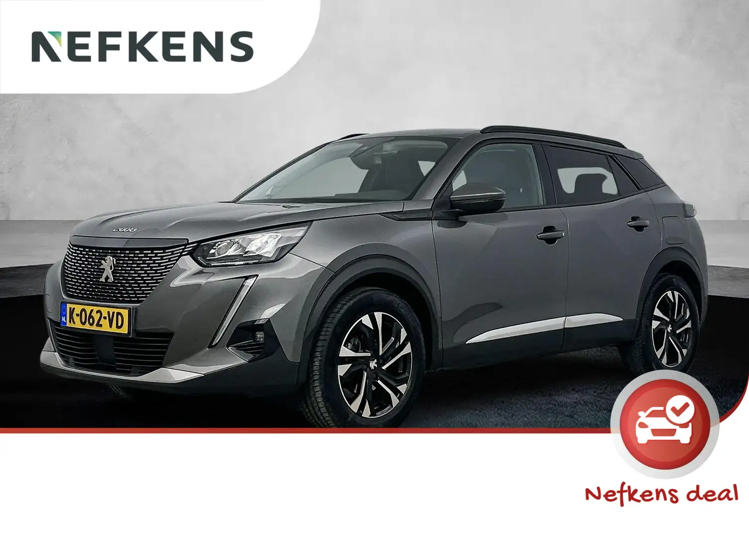 Peugeot 2008 1.2 130pk Allure | Achteruitrijcamera | Navigatie Grijs - 1