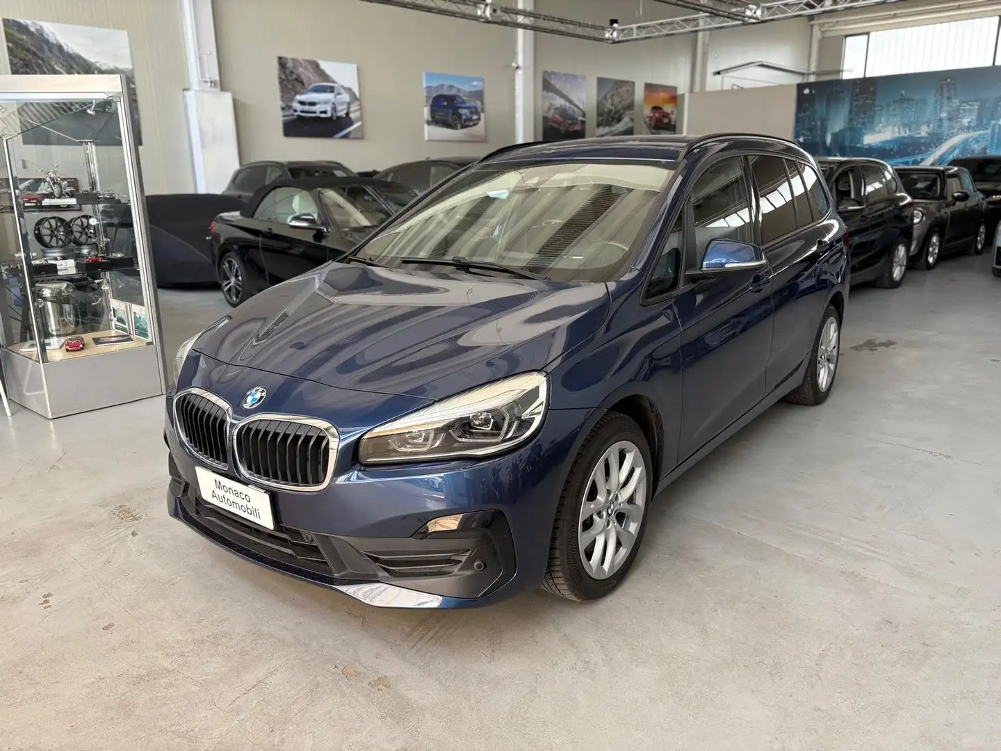 BMW 218 218d Gran Tourer 7posti auto Azul - 1