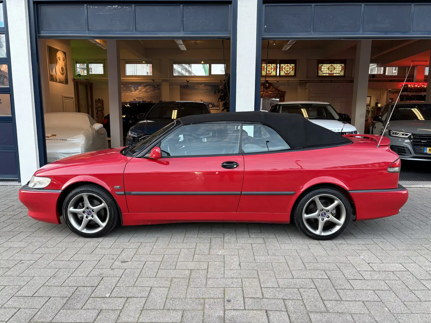 Saab 9-3 Cabrio 2.0t S AUT./LEDER/CLIMA/STOELVERW. Rouge - 2
