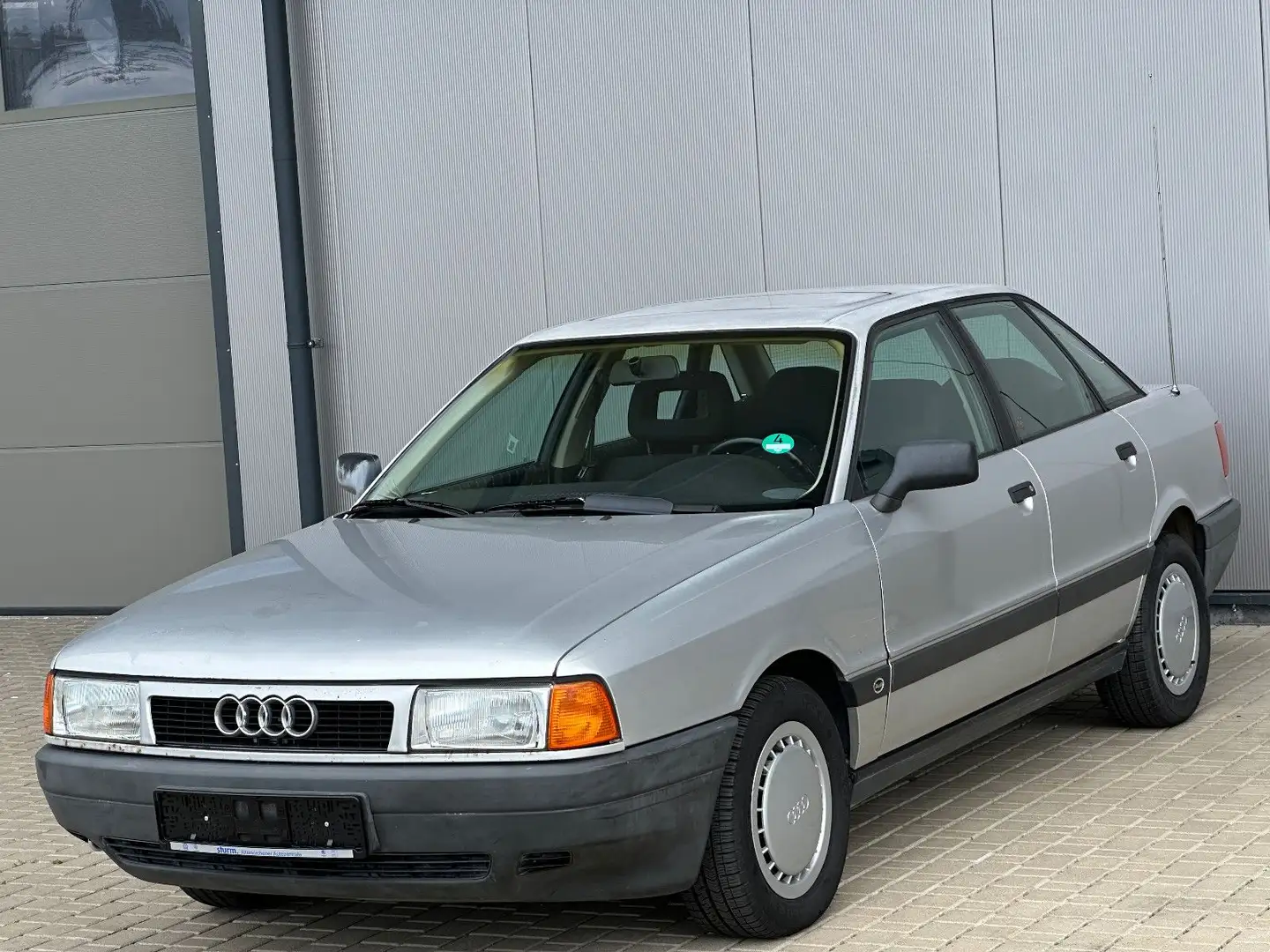 Audi 80 1.8L *SERVO*el.*SHD*H-KENNZEICHEN*TÜV 05.2027 Silber - 1