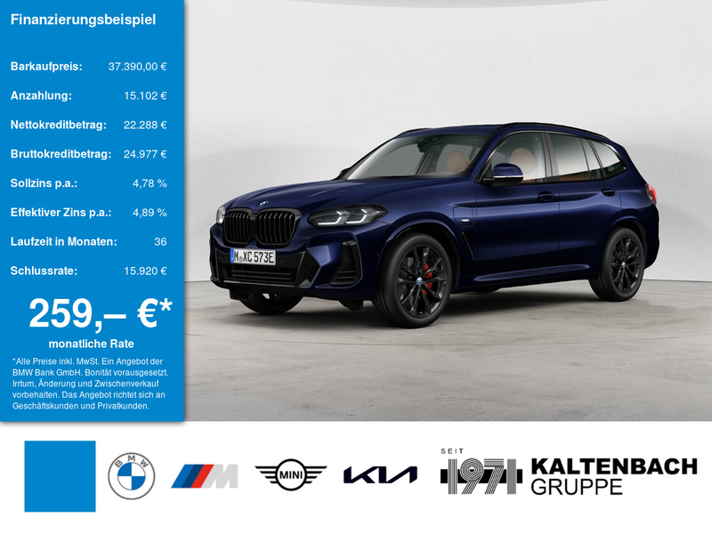 BMW X3 xDrive30e M-Sport FACEL. PANO AHK LED NAVI