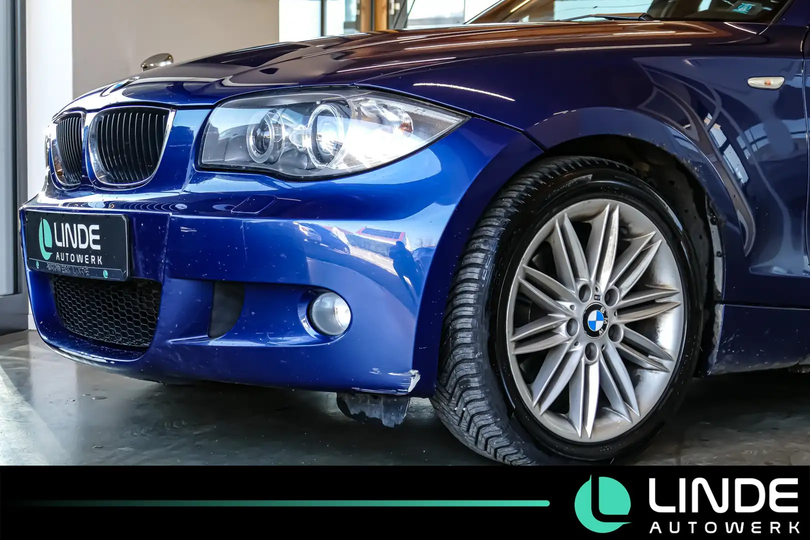 BMW 120 D M-SPORT SHADOW |TEMPO|PDC|XENON|17 ALU Blau - 2