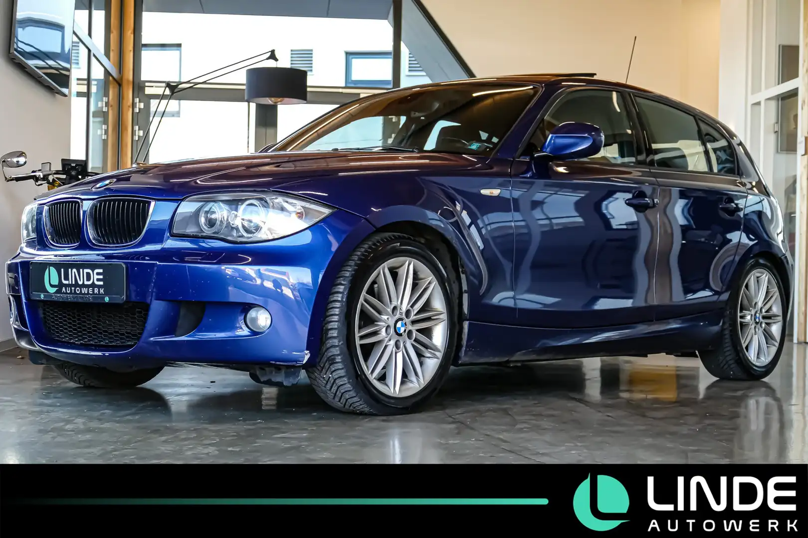 BMW 120 D M-SPORT SHADOW |TEMPO|PDC|XENON|17 ALU Blau - 1