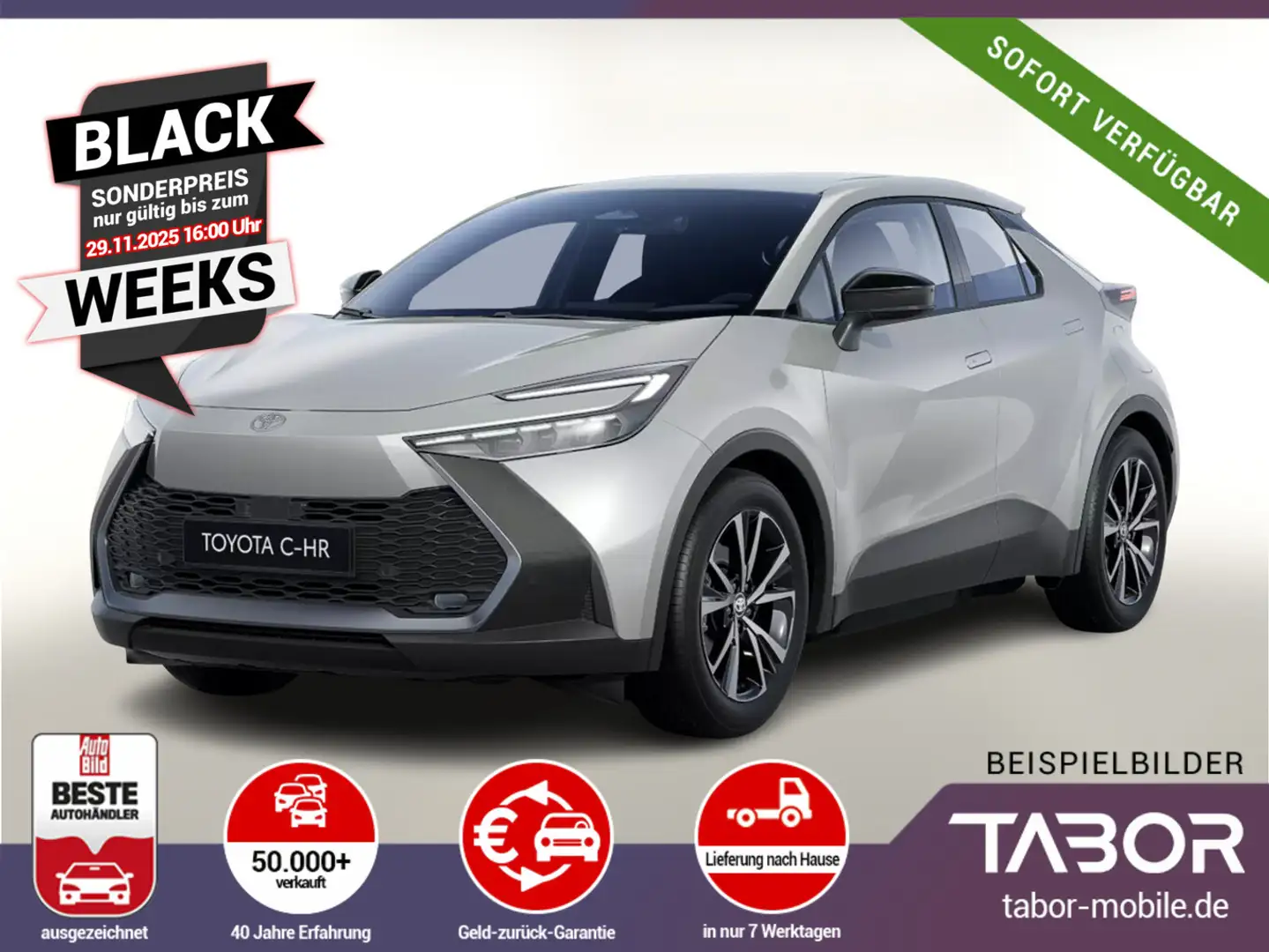 Toyota C-HR 2.0 PHEV 223 Teamplayer ACC Keyl UVP-27%* Silber - 1