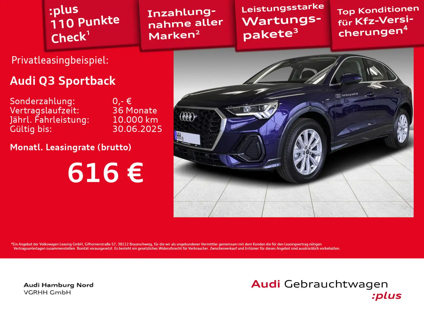 Audi Q3 35 TFSI S tronic Rückfkamera Navi Blau - 1