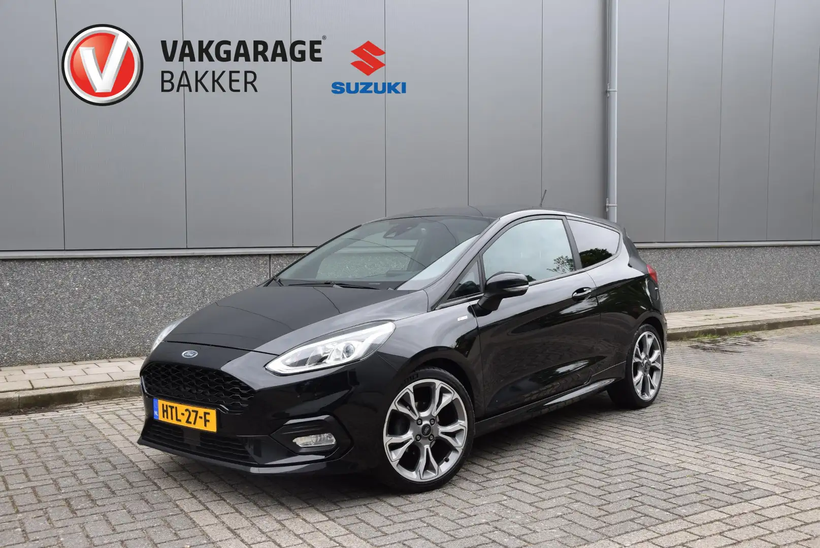 Ford Fiesta 1.0 EcoBoost ST-Line | lederen/stof bekleding | st Zwart - 1