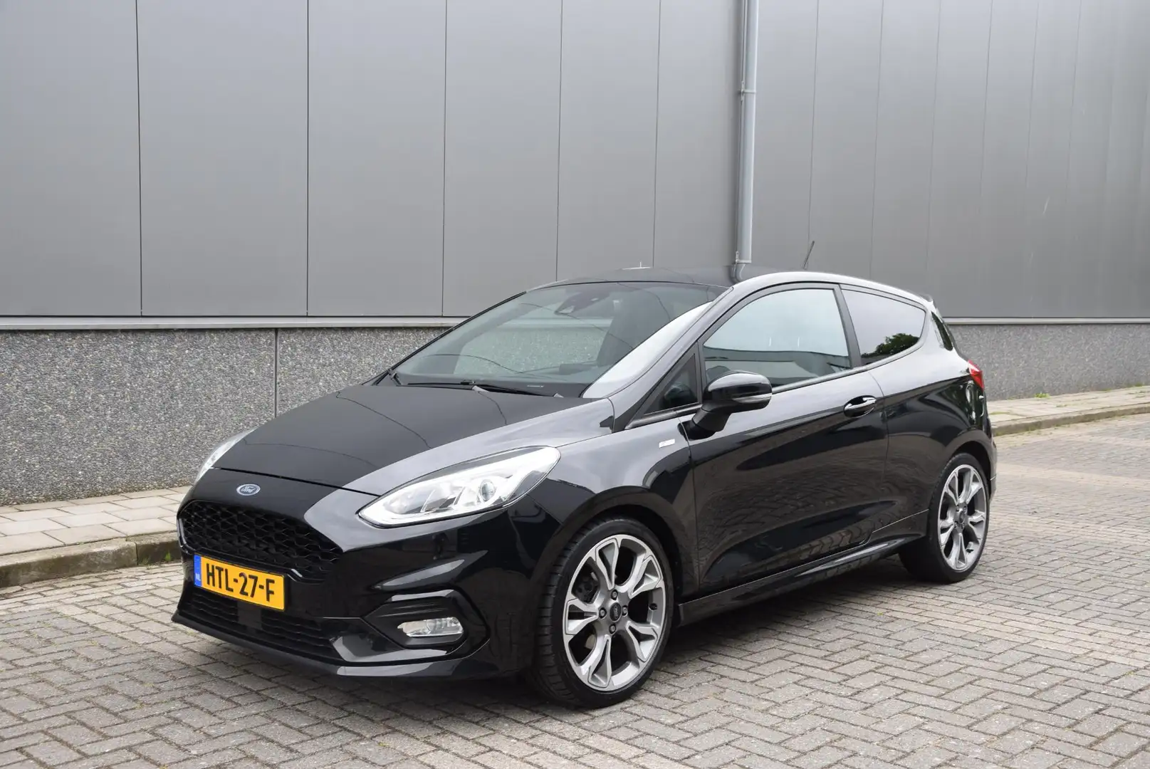Ford Fiesta 1.0 EcoBoost ST-Line | lederen/stof bekleding | st Zwart - 2