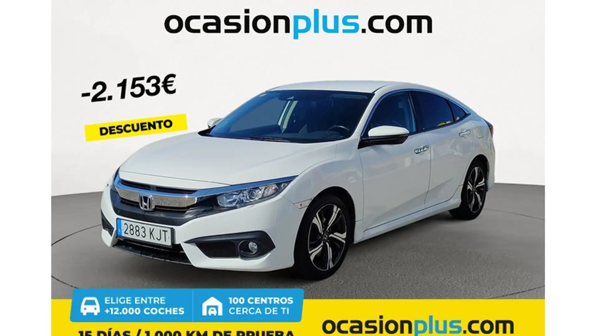 Honda Civic Sedán 1.5 VTEC Turbo Elegance CVT Blanco - 1