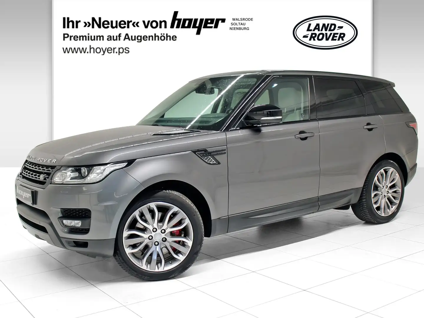 Land Rover Range Rover Sport SDV6 HSE Dynamic AHK Pano Gris - 1