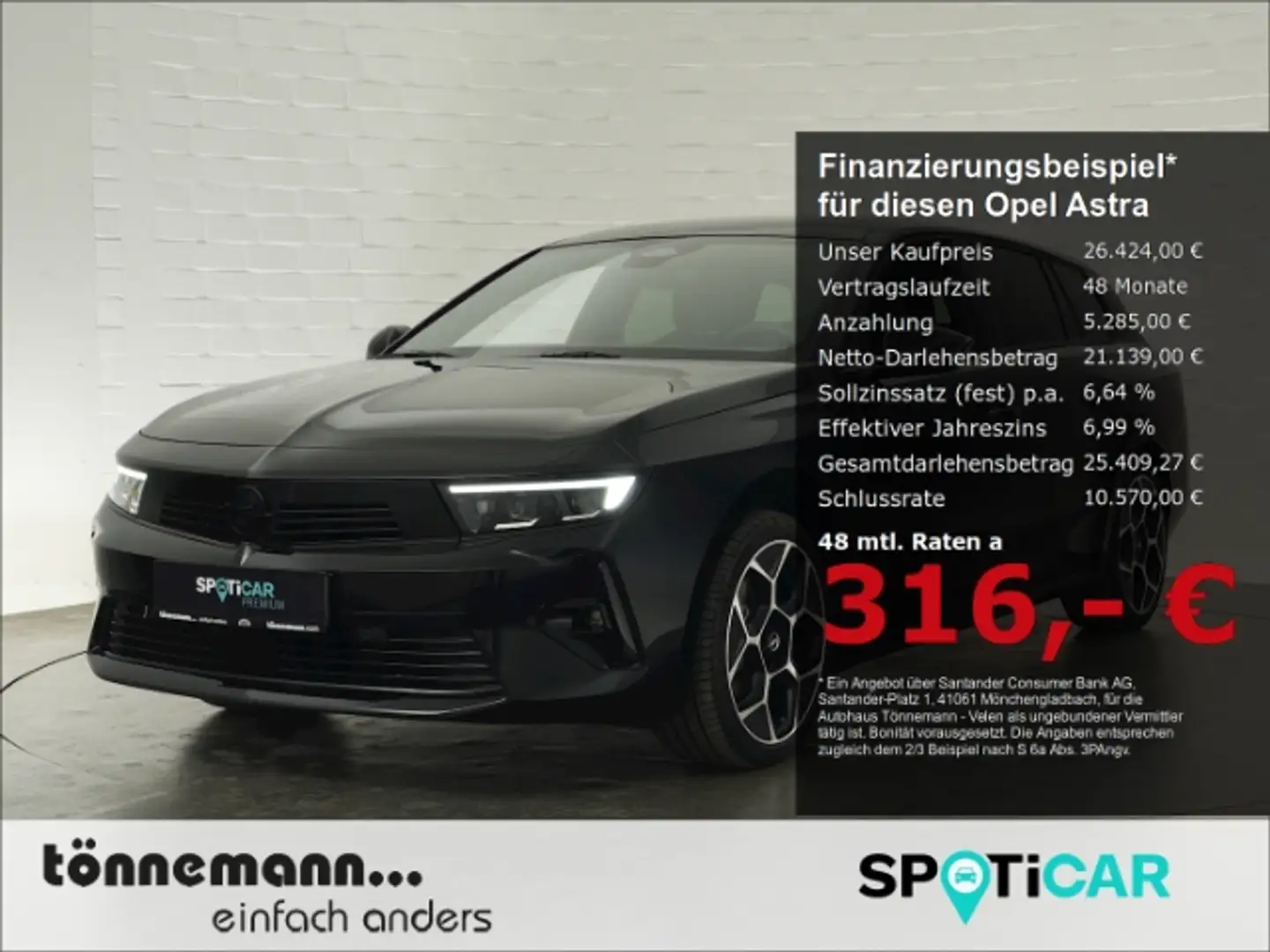 Opel Astra L ST ULTIMATE AT+LED MATRIX+NAVI+360 GRAD KAMERA+S Zwart - 1