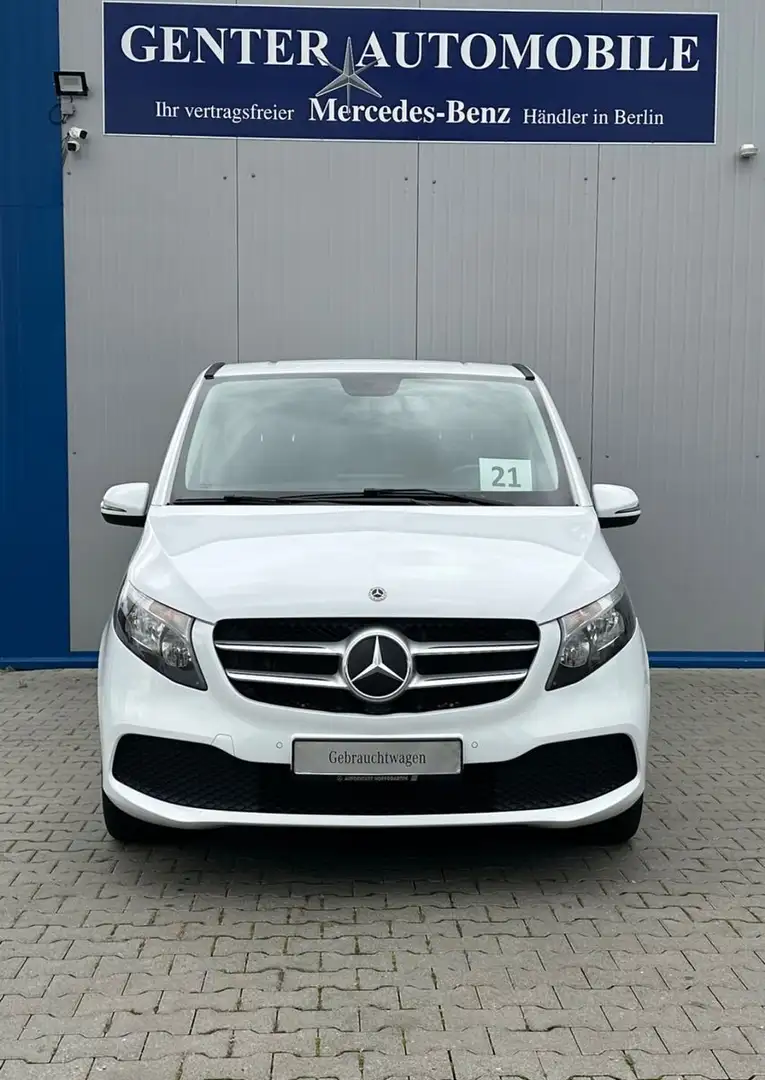 Mercedes-Benz V 220 V220 d LANG 9G MBUX KAMERA AHK 7-SITZER Weiß - 2