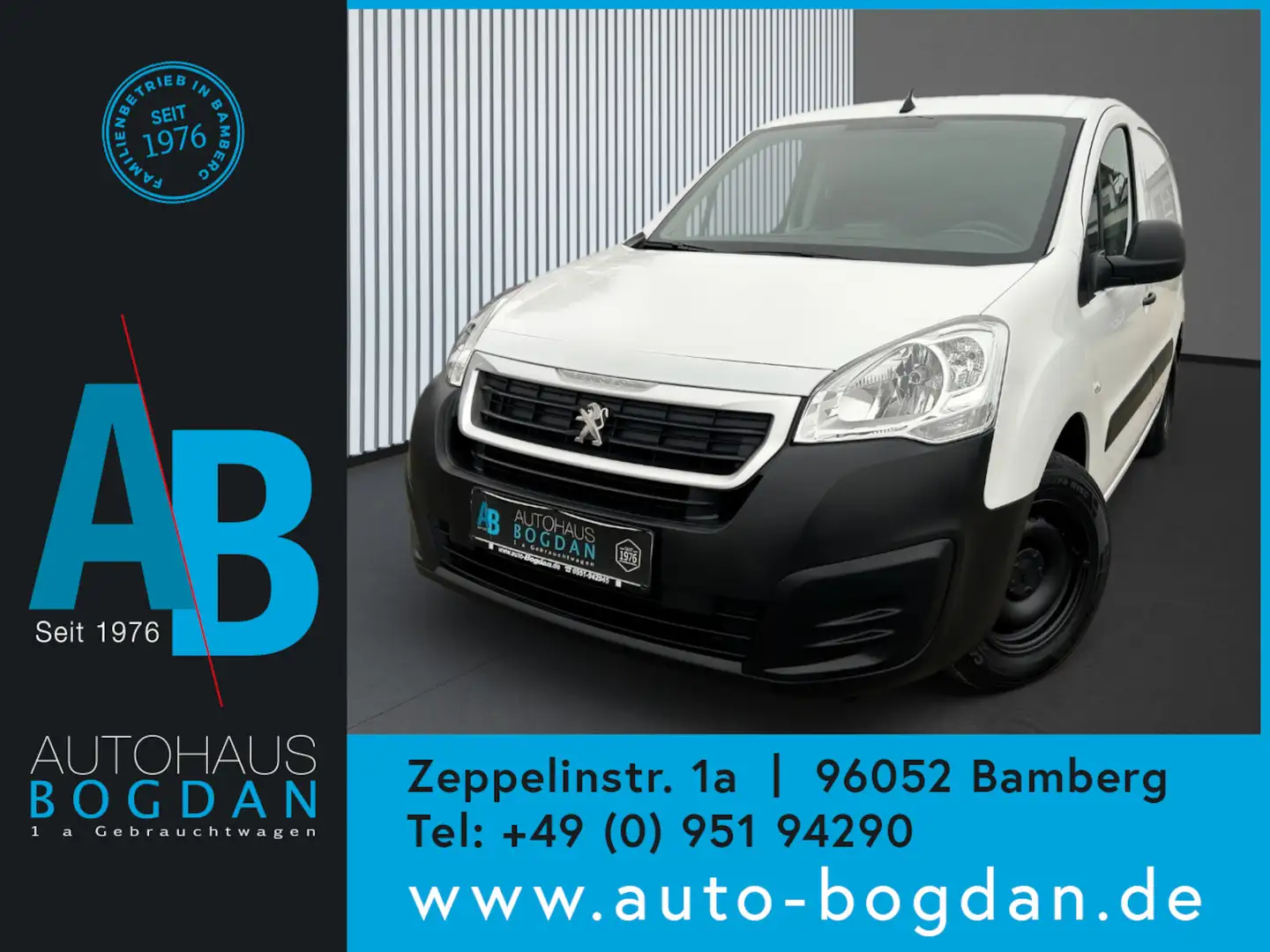 Peugeot Partner L1 Premium Avantage Edit. Navi*PDC*SHZ* Weiß - 1