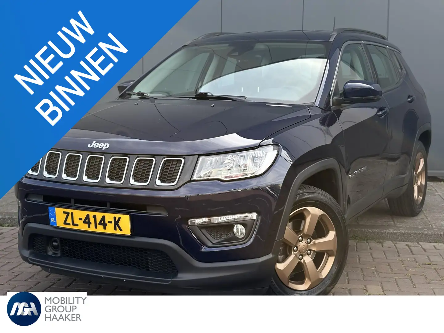 Jeep Compass 1.4 MultiAir Longitude Airco | Achteruitrijcamera Blauw - 1