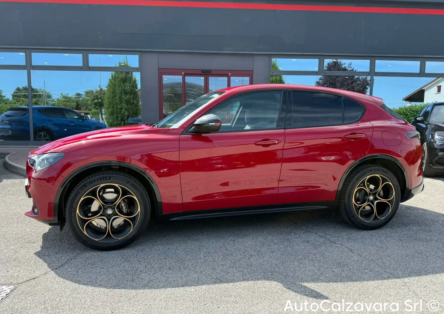 Alfa Romeo Stelvio 2.2 Turbodiesel 210 CV AT8 Q4 Intensa / R7E00551 Rosso - 2