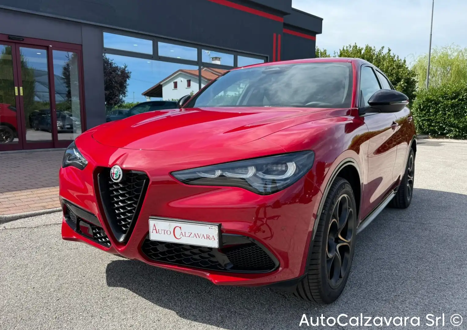 Alfa Romeo Stelvio 2.2 Turbodiesel 210 CV AT8 Q4 Intensa / R7E00551 Rosso - 1
