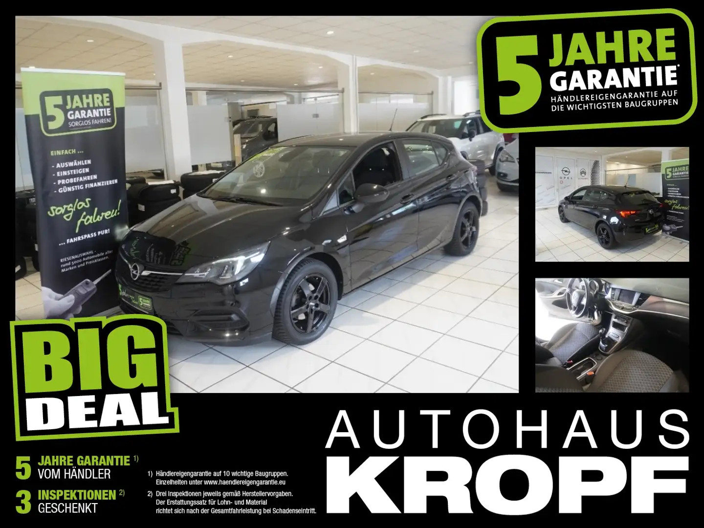 Opel Astra K 1.2T LED+SHZ+Winterp.+Kam.+LM+PDC Schwarz - 1