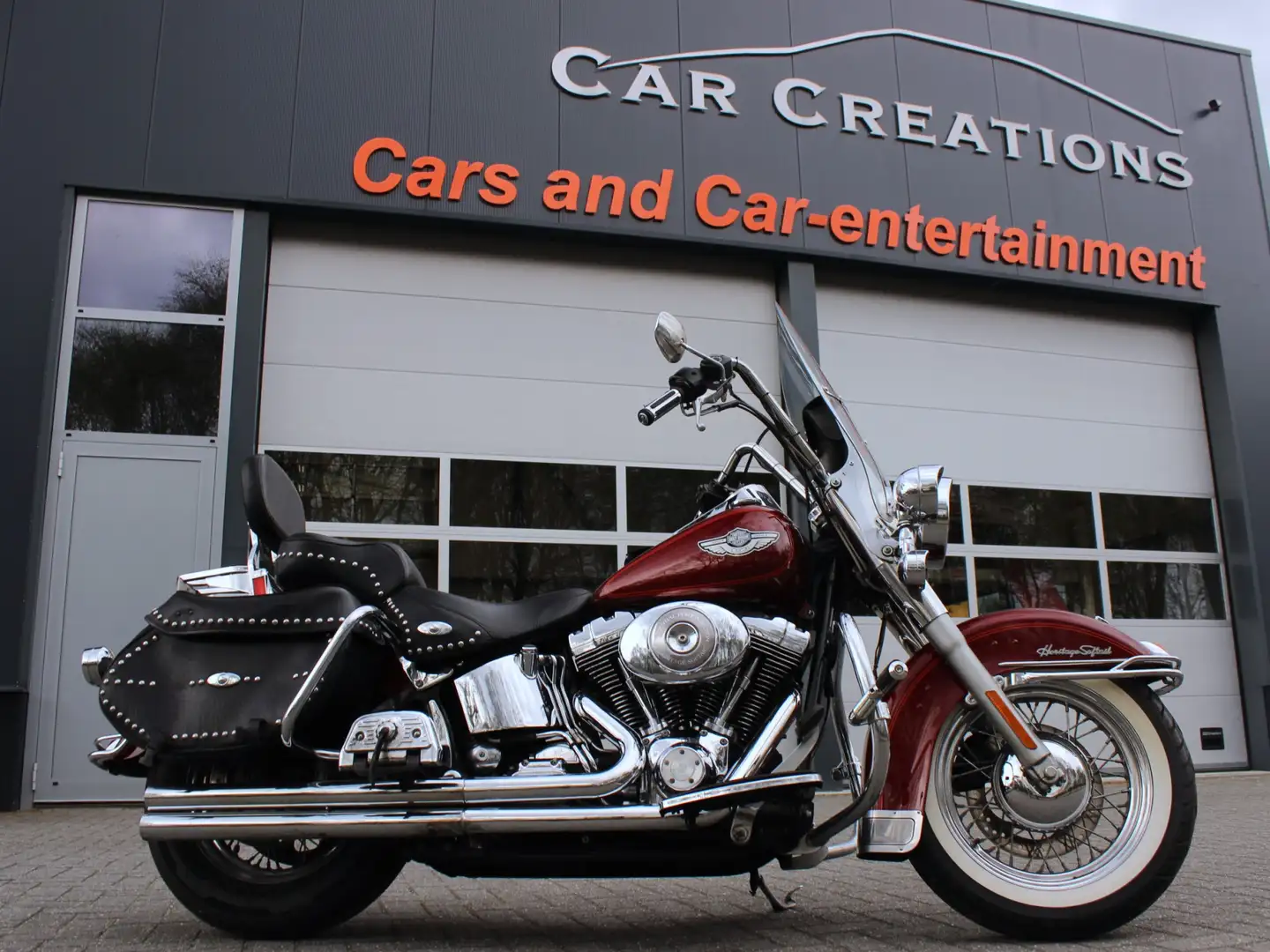 Harley-Davidson Heritage 88 FLSTC Classic 100th Anniversary Rojo - 1