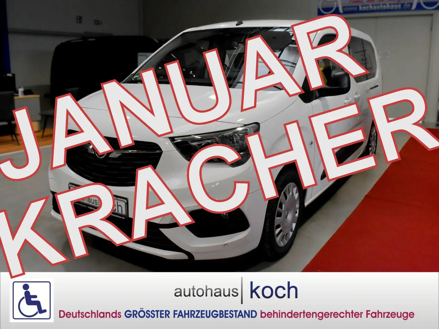 Opel Combo Life 1.2 XL Edition Automatik Scooterboy + Scooter Blanc - 1