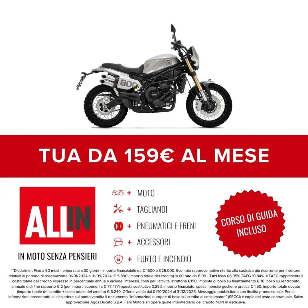 Benelli Leoncino 800 TRAIL Grigio - 2