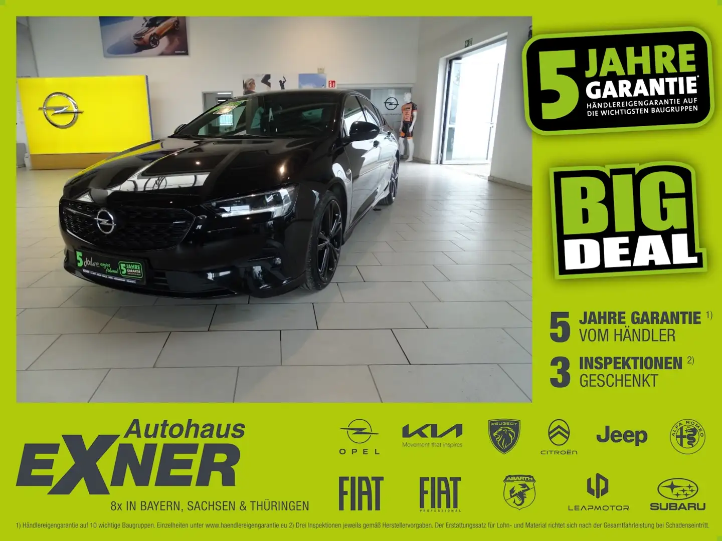 Opel Insignia GS 2.0 SHT ULTIMATE ACC+LED+Navi+SHZ+LM Schwarz - 1