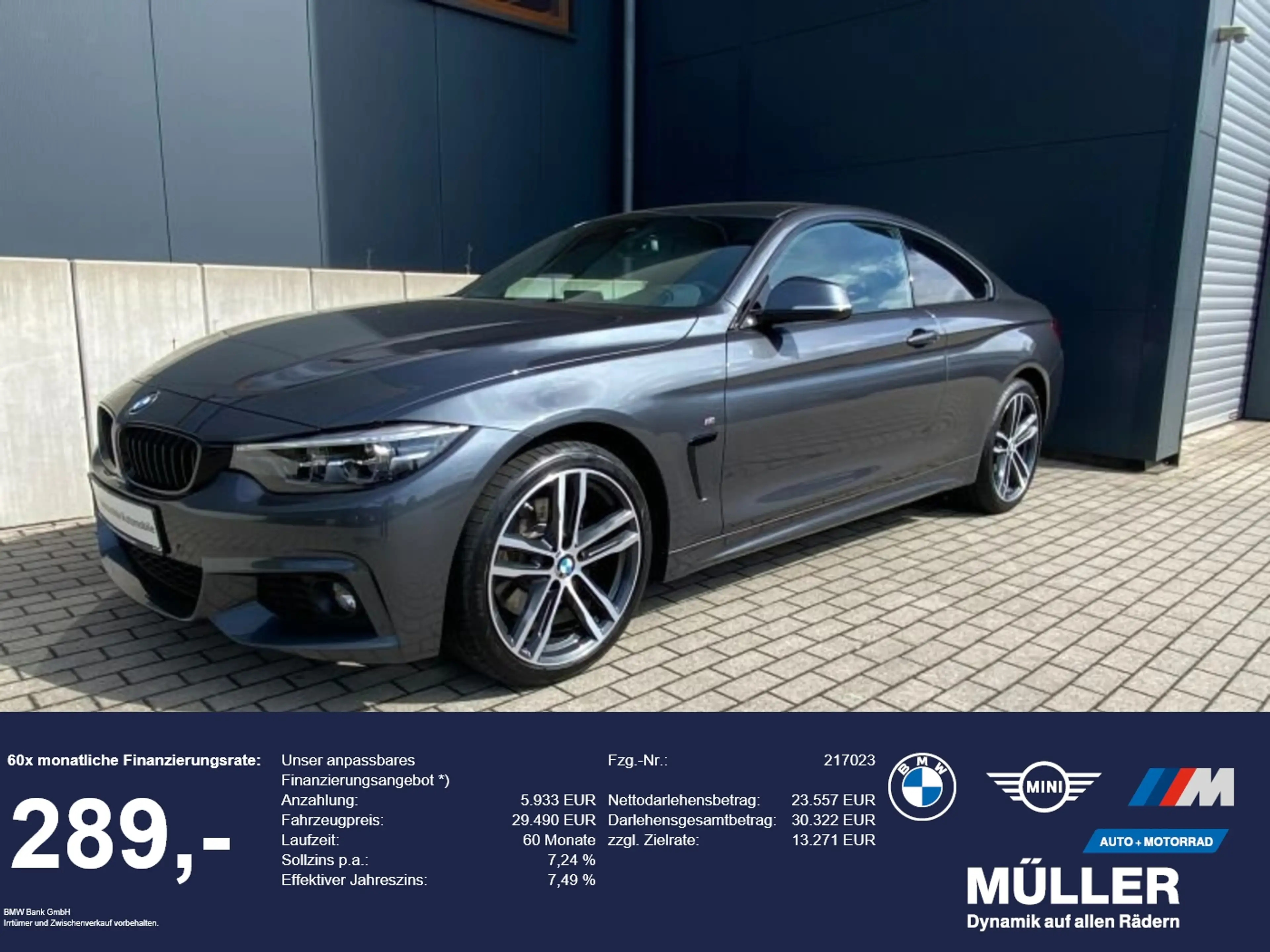 BMW 430 d xDrive SAG M Sport LED+/G-DACH/CAM/MEMO/HUD