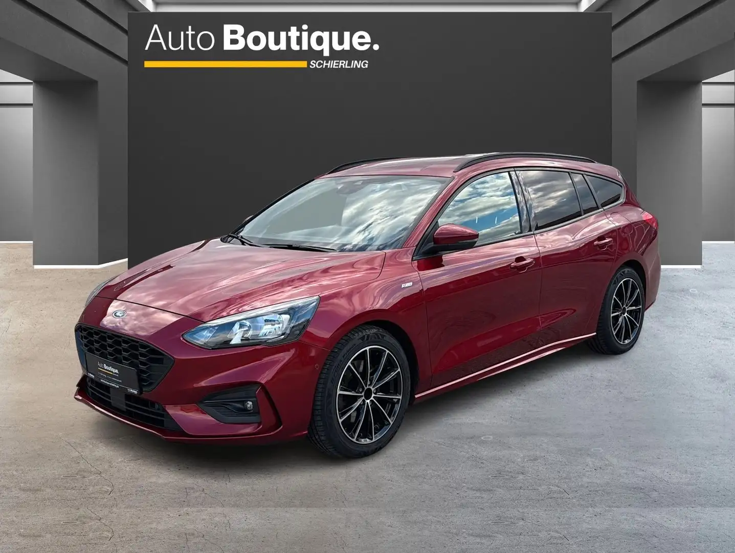Ford Focus Turnier 2.0 EcoBlue ST-Line/SHZ/NAVI/AHK Rouge - 1