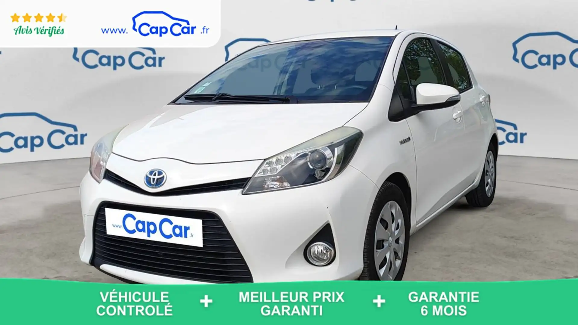 Toyota Yaris 1.5 VVTi 100h Hybride E-CVT Dynamic - Automatique Blanco - 1