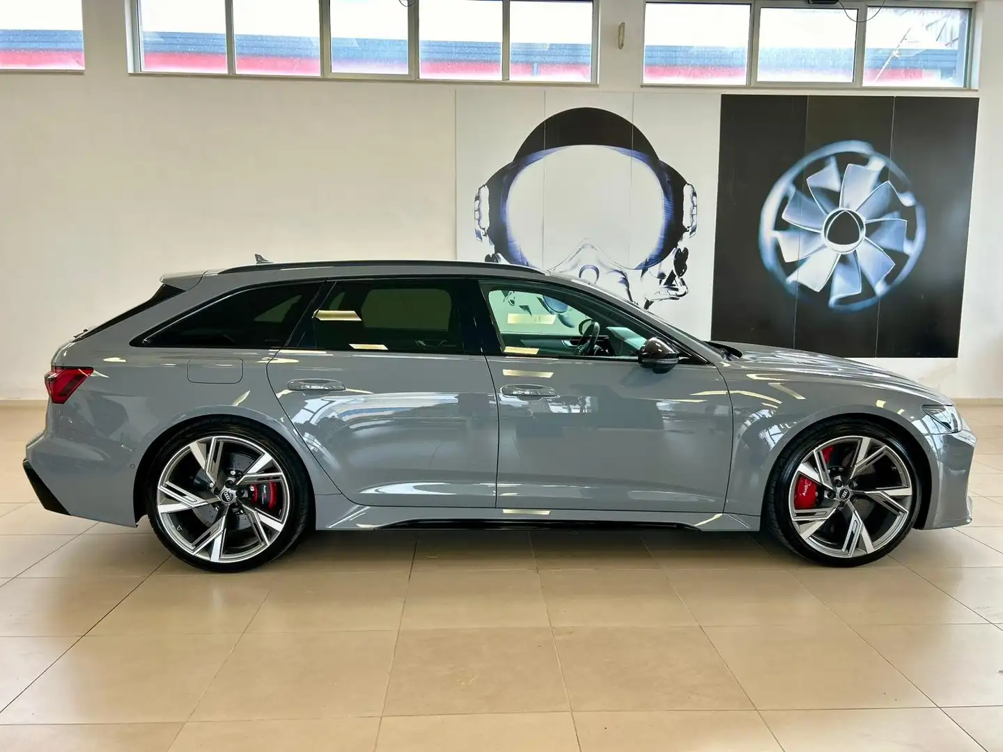 Audi RS6 RS6 Avant 4.0 mhev ITALIANA Grigio - 2