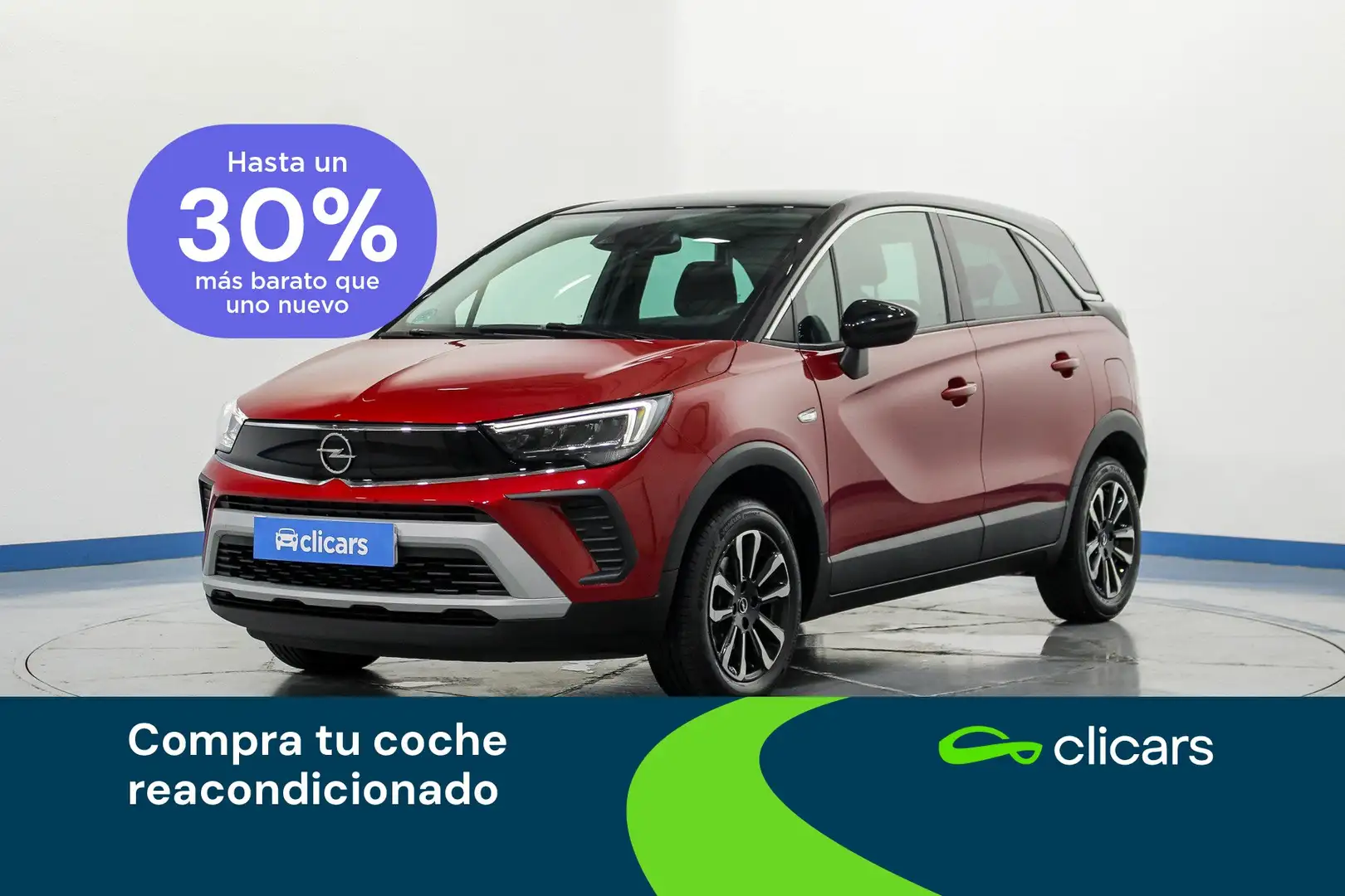 Opel Crossland 1.2 S&S Elegance 130 Aut. Rojo - 1
