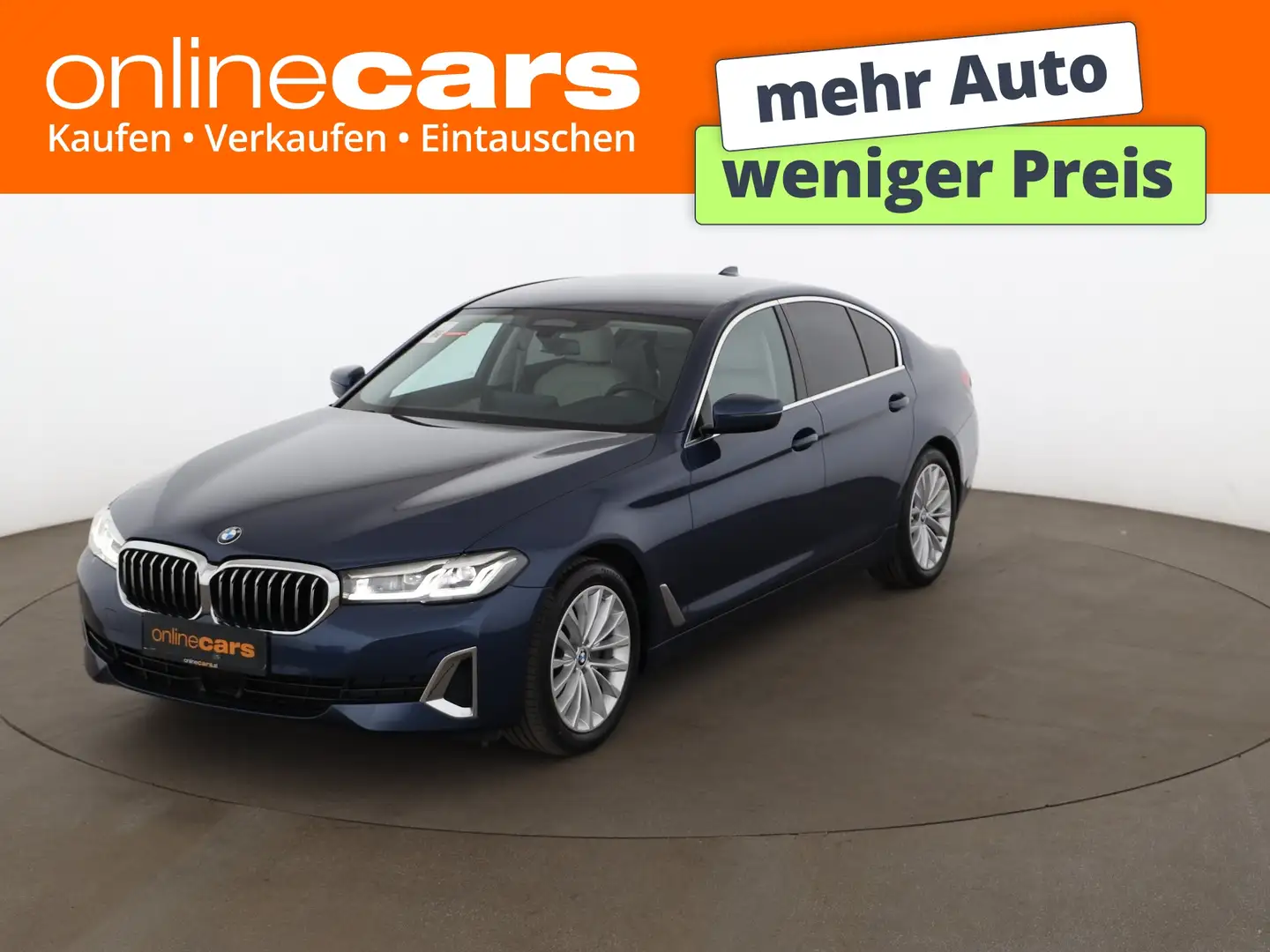 BMW 520 d xDrive Limousine Luxury-Line Aut LED RADAR Blau - 1