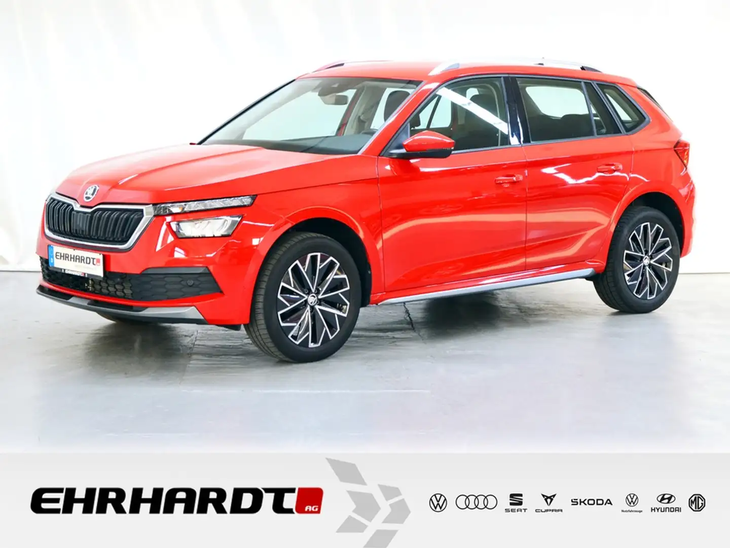 Skoda Kamiq 1.0 TSI Style LED*FULL-LINK*SHZ*TEMPO*PDC*17" Rood - 1