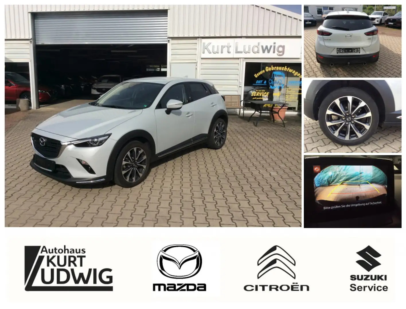 Mazda CX-3 SKYACTIV-G 121 6GS SPORTSLINE Weiß - 1