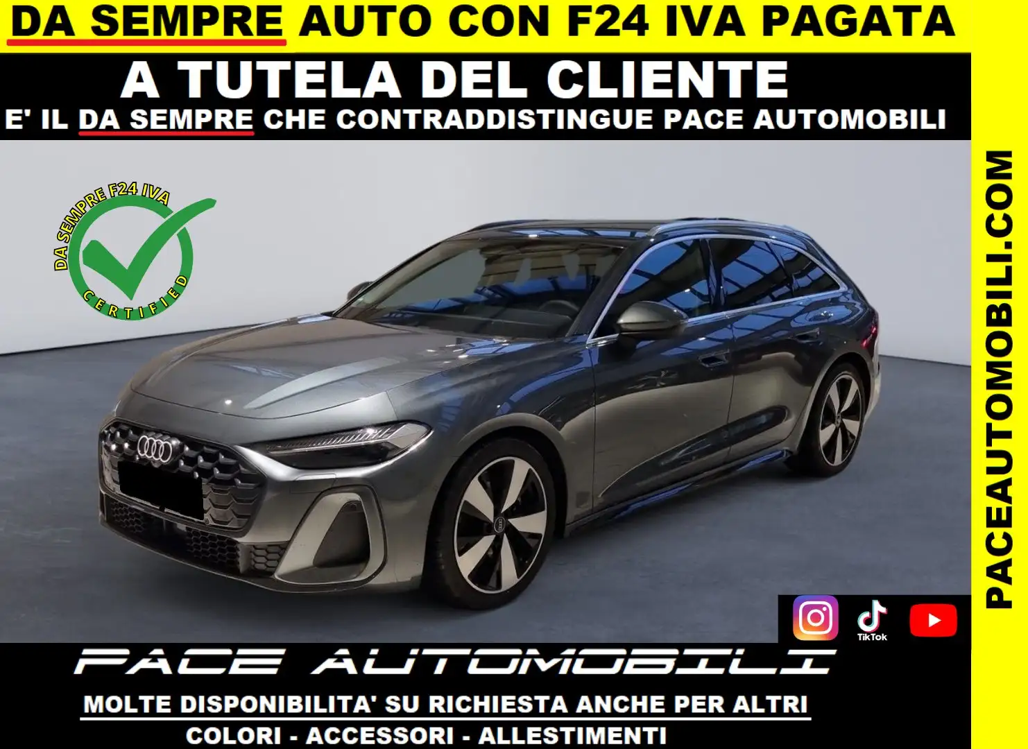 Audi A5 40D AVANT S LINE SLINE S-LINE MATRIX LED PDC ACC Grigio - 1
